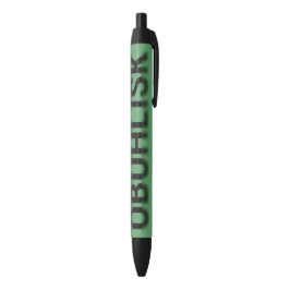Bolígrafo De Tinta Negra OBUHLISK Focus Blur GREEN