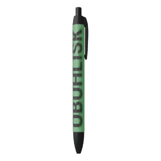 Bolígrafo De Tinta Negra OBUHLISK Focus Blur GREEN