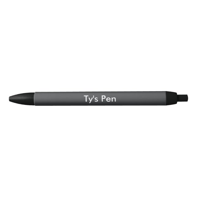Bolígrafo De Tinta Negra Onyx Personalizado (Anverso)