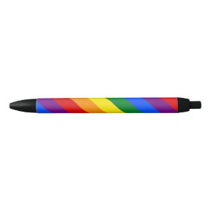 Bolígrafo De Tinta Negra Orgullo arcoiris