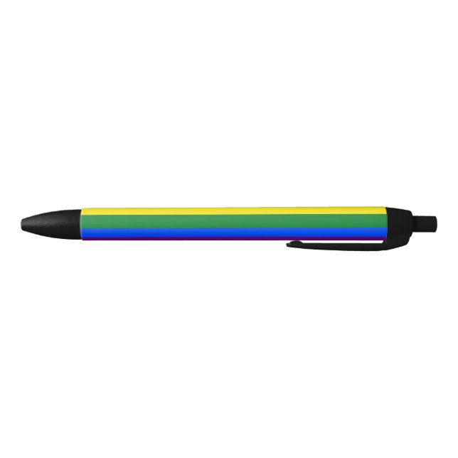 Bolígrafo De Tinta Negra Orgullo arcoiris (Parte de abajo)