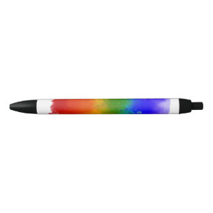 Bolígrafo De Tinta Negra Orgullo moderno de SlipperyJoe's salpicadura de en