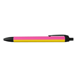 Bolígrafo De Tinta Negra Orgullo Pansexual (Bandera Pan)
