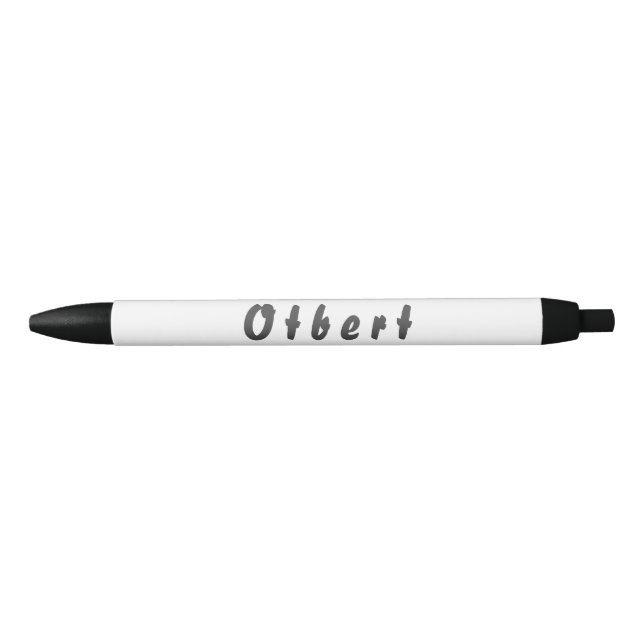 Bolígrafo De Tinta Negra Otbert Kugelschreiber (Anverso)