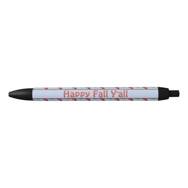 Bolígrafo De Tinta Negra Otoño Personalizado (Anverso)