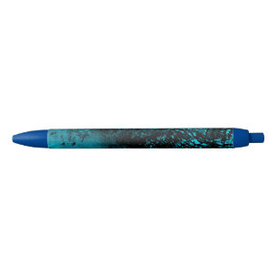 Bolígrafo De Tinta Negra Paint Splatt Effect Blue & Black