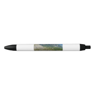 Bolígrafo De Tinta Negra Paisaje Rugged Mountain