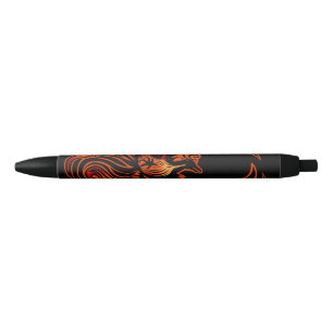 Bolígrafo De Tinta Negra Pájaro De Fuego