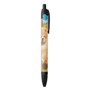 BOLÍGRAFO DE TINTA NEGRA PÁJAROS DE FELICIDAD