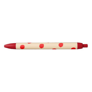 Bolígrafo De Tinta Negra Pájaros de polka tradicionales