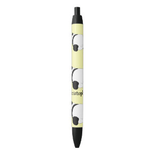 Bolígrafo De Tinta Negra Panda el dormir personalizada