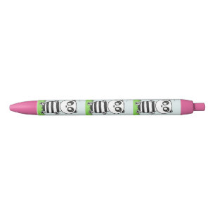 Bolígrafo De Tinta Negra Panda Kids