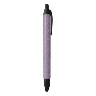 Bolígrafo De Tinta Negra Papel pintado floral púrpura