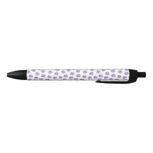 Bolígrafo De Tinta Negra Pasta de perro, garras de perro, garras moradas
