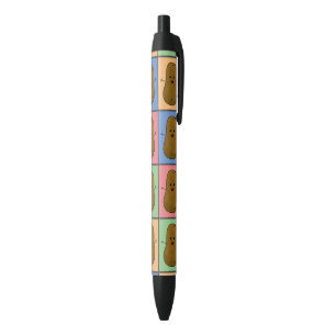 Bolígrafo De Tinta Negra Patata de estilo Pop Art