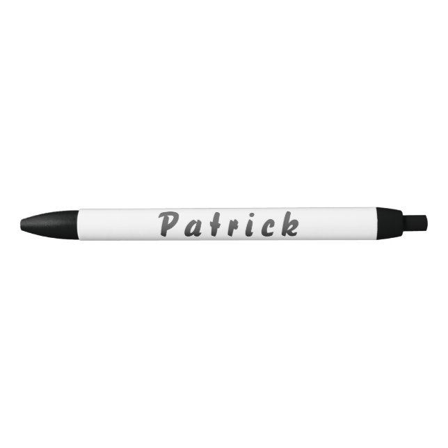 Bolígrafo De Tinta Negra Patrick Kugelschreiber (Anverso)