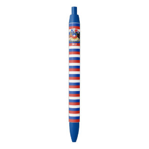 Bolígrafo De Tinta Negra Patriótico de la Bandera de Chile