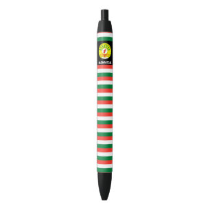 Bolígrafo De Tinta Negra Patriótico de la Bandera de Madagascar