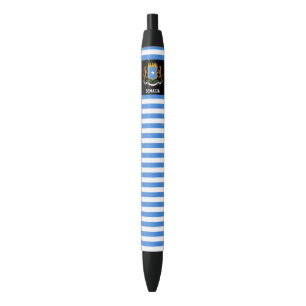Bolígrafo De Tinta Negra Patriótico de la Bandera de Somalia