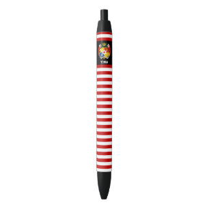 Bolígrafo De Tinta Negra Patriótico de la Bandera Tonga