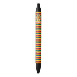 Bolígrafo de tinta negra patriótico lindo con band