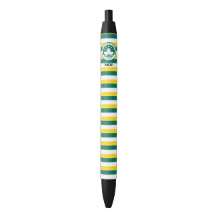 Bolígrafo de tinta negra patriótico lindo de la ba