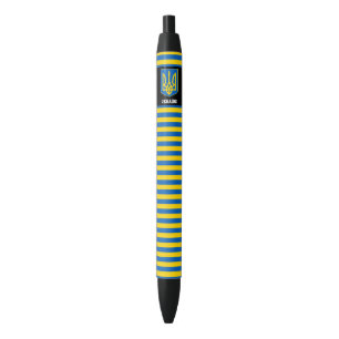 Bolígrafo De Tinta Negra Patriotismo de la bandera de Ucrania