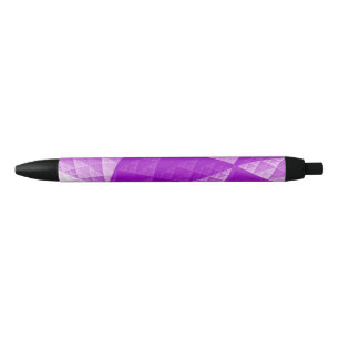 Bolígrafo De Tinta Negra Patrón abstracto violeta