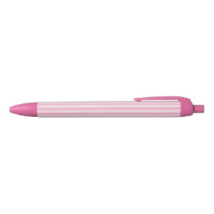 Bolígrafo De Tinta Negra Patrón continuo de rayas rosadas
