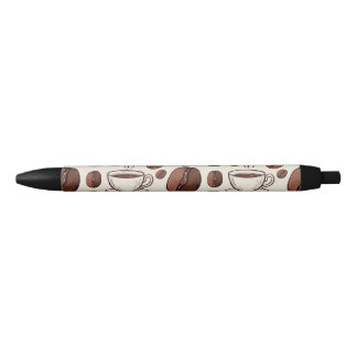 Bolígrafo De Tinta Negra Patrón de café 2