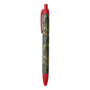 Bolígrafo De Tinta Negra Patrón de camuflaje de vehículos militares