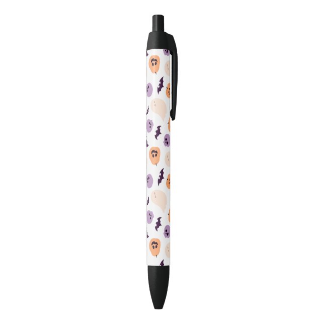 Bolígrafo De Tinta Negra Patrón de Halloween para niños divertidos (Parte inferior (Vertical))