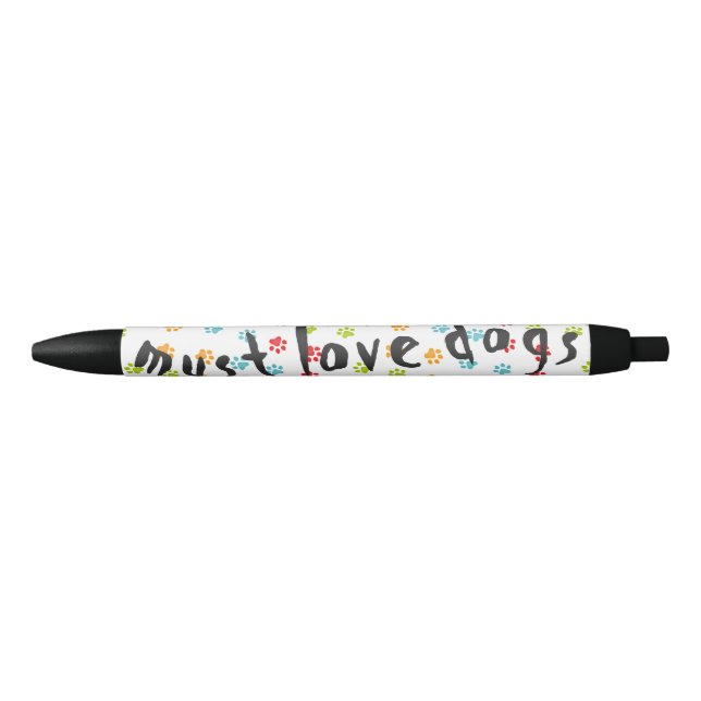 Bolígrafo De Tinta Negra Patrón de impresiones de dibujos de dibujos de per (Anverso)