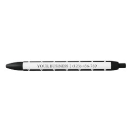 Bolígrafo De Tinta Negra Patrón de letalidad marroquí negro personalizado
