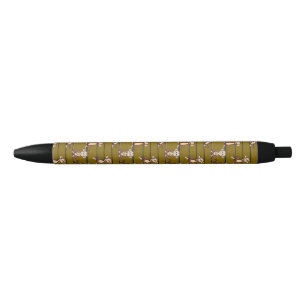Bolígrafo De Tinta Negra Patrón de mono descarado