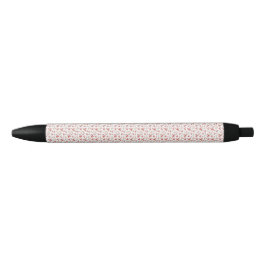 Bolígrafo De Tinta Negra Patrón de Navidades Flamingo Tropical
