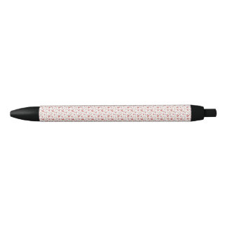Bolígrafo De Tinta Negra Patrón de Navidades Flamingo Tropical