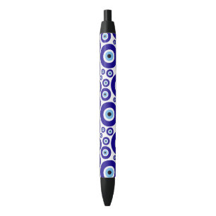 Bolígrafo De Tinta Negra Patrón de Ojo Malo, Ojo Griego, Ojo Turco, Nazar