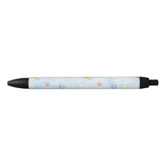 Bolígrafo De Tinta Negra Patrón de Pascua Azul