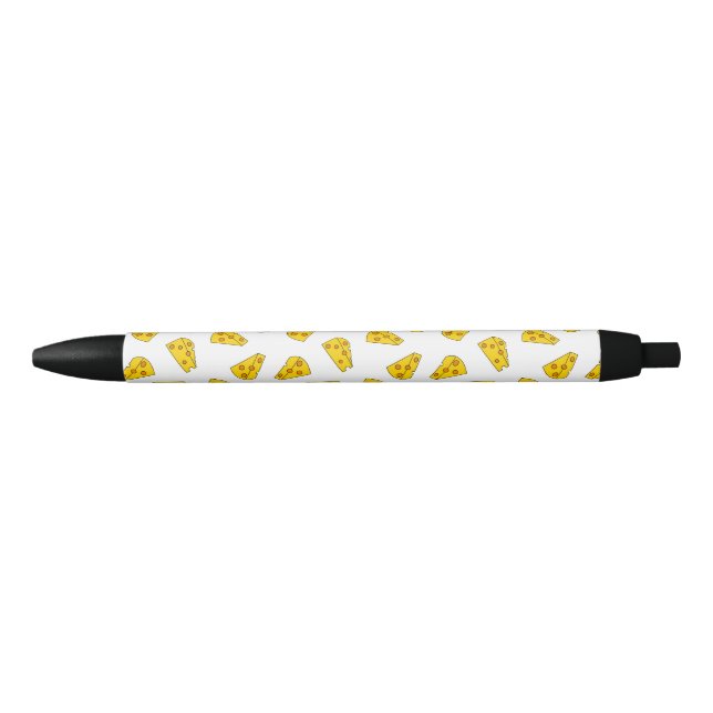 Bolígrafo De Tinta Negra Patrón de queso curado (Anverso)