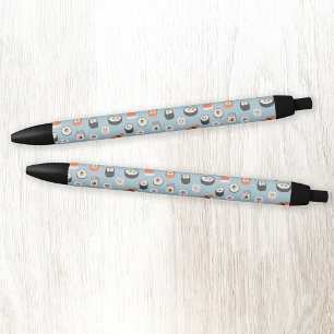 Bolígrafo De Tinta Negra Patrón de rollo Sushi Nigiri Maki