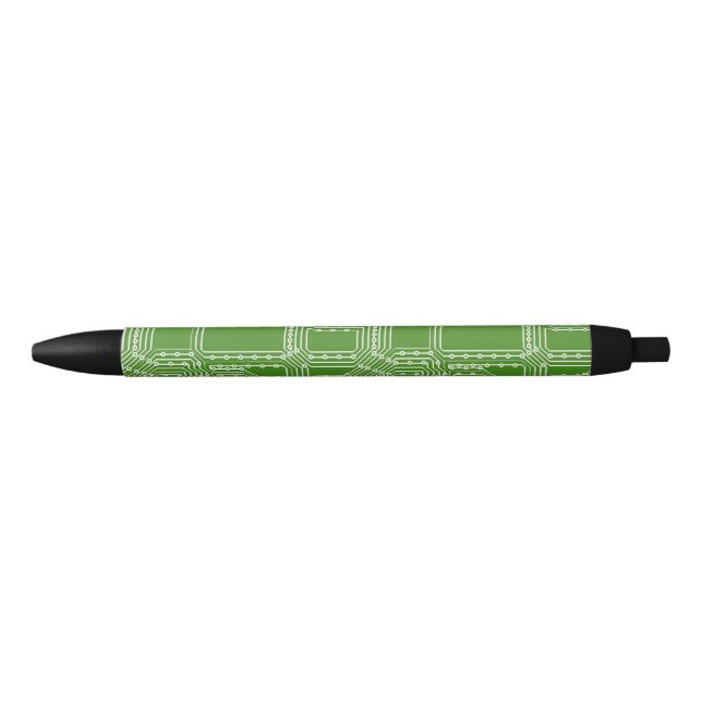Bolígrafo De Tinta Negra Patrón de tablero de PC (Anverso)