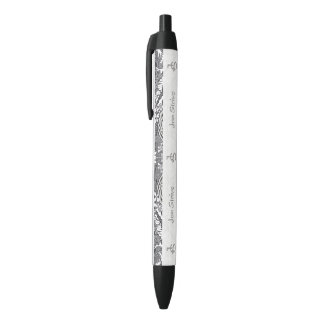 Bolígrafo De Tinta Negra Patrón moderno de BATIK
