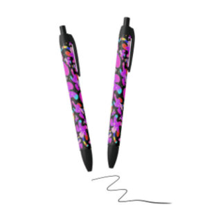 Bolígrafo De Tinta Negra Patterado