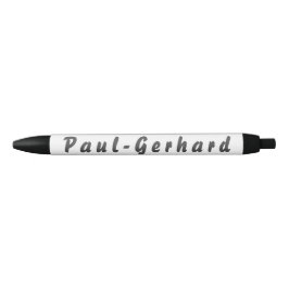 Bolígrafo De Tinta Negra Paul-Gerhard Kugelschreiber