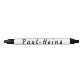 Bolígrafo De Tinta Negra Paul-Heinz Kugelschreiber