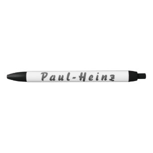 Bolígrafo De Tinta Negra Paul-Heinz Kugelschreiber