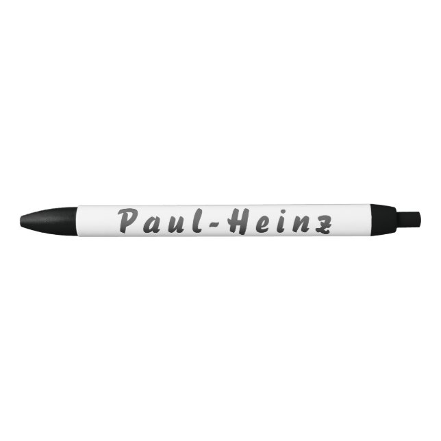 Bolígrafo De Tinta Negra Paul-Heinz Kugelschreiber (Anverso)