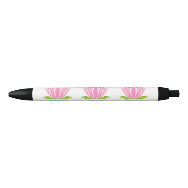 Bolígrafo De Tinta Negra Paz (Anverso)
