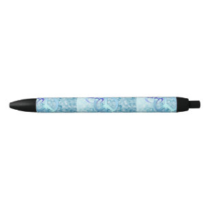 Bolígrafo De Tinta Negra Paz azul